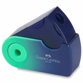 Faber-Castell Sleeve Mini Flow Edition Anspitzer – 1 Loch, Farbmix